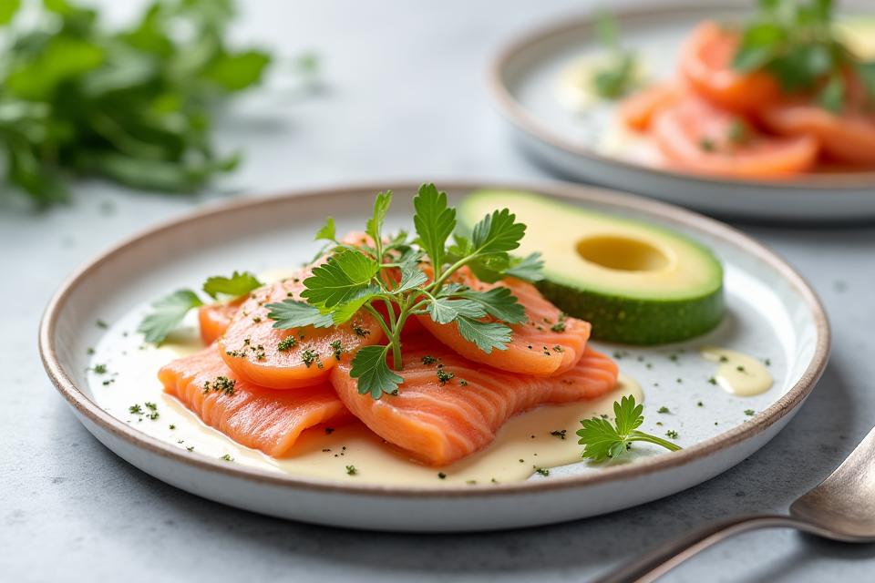 Ketogene lavkarbo norske retter med sunne fett